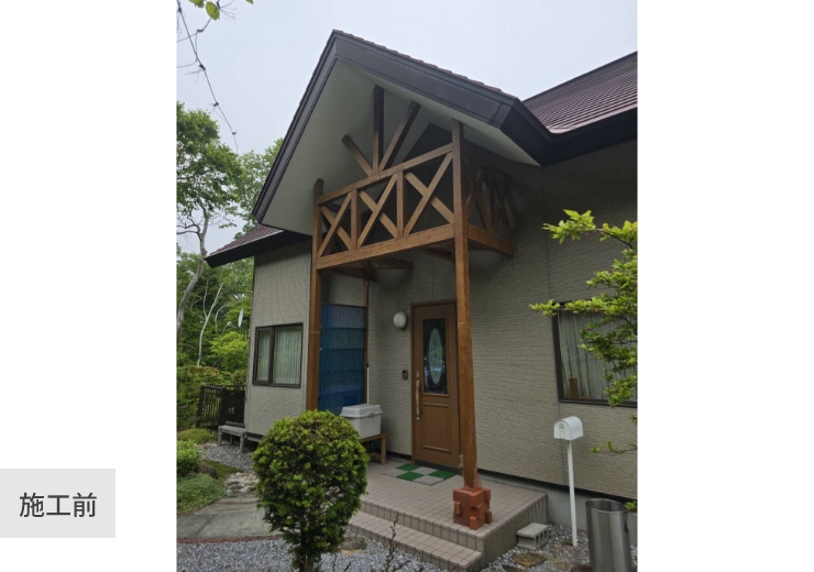 K様邸　屋根木部塗装工事